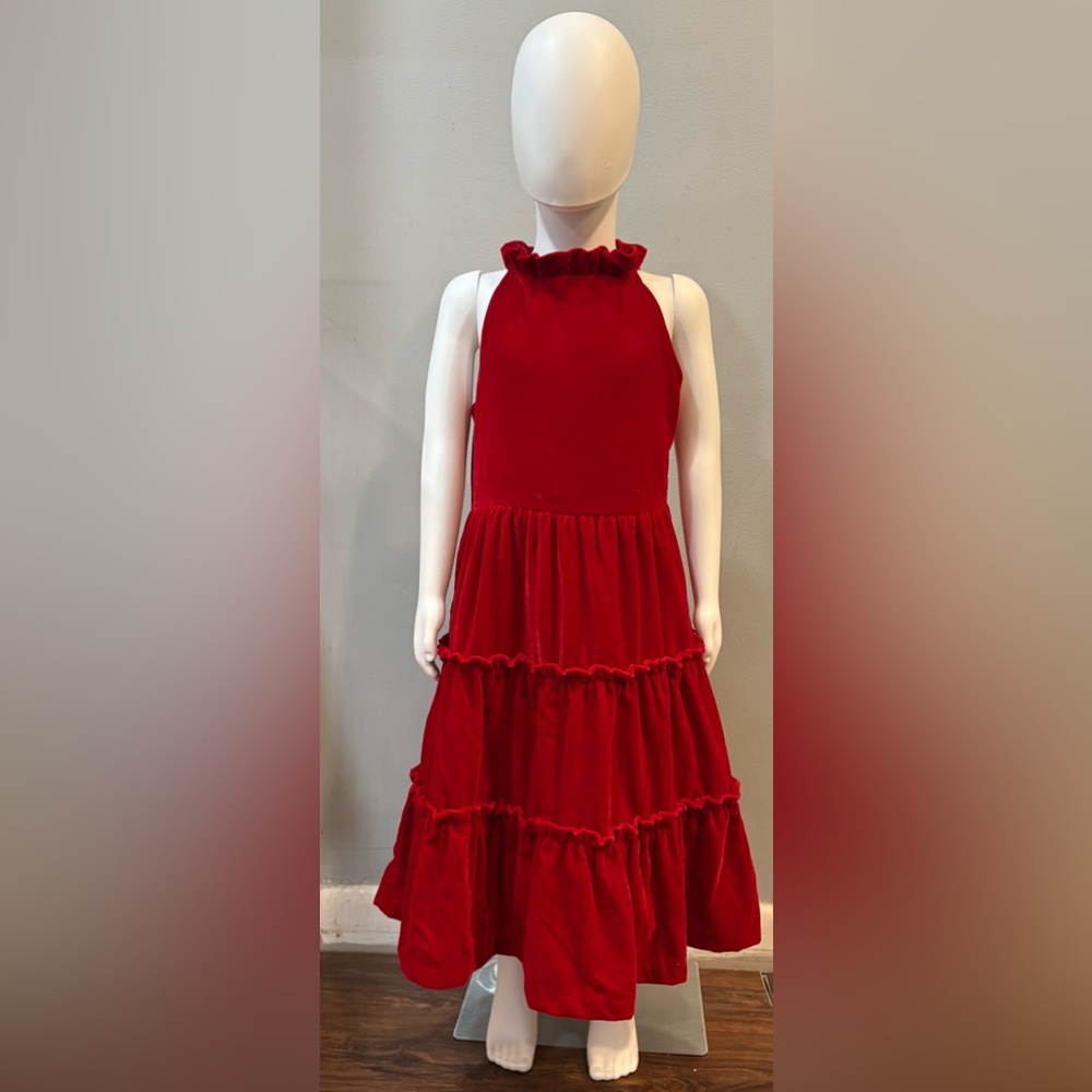 Janie and Jack Velvet Girls Dress Size 7